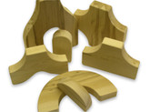 Beka Wooden Blocks - Special Shapes 7 Piece Ultimate Add-on Set