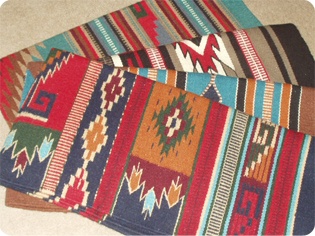 Southwestern Tapestry Rug Wall Hanging with Native American Style Navajo Yei Pattern for Western Decor and Southwest Style 32x64 Mission Del Rey Handwoven Wool Rug Navajo White 