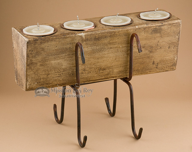 Southwest Mexican Sugar Mold Candle Holder Set 12" (20) Mission Del