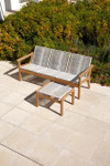 Monterey three-seater sofa, ottoman not included / Teak and Chalk cord - TAG 1070