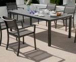 Cayman rectangular 59” table, showroom floor sample. Very good condition. Legs have minor scrapes and scuffs - TAG 315