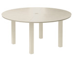 Cayman 59” circular table with “High Fired” ceramic top, Less than perfect. Minor visual flaw - TAG 309