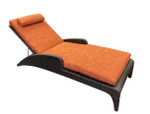 Savannah 2 pc sun lounger with two cushions, discontinued products were showroom floor samples.  Excellent condition. Minor scuffs - TAG 337