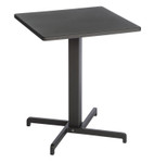 Piazza Bistro Table 24” -  no parasol hole / Graphite / New - TAG 375