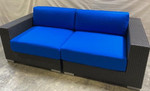 Arizona left and right modules with cushions / Java and Pacific Blue / New - TAG 406
