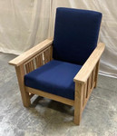Cushion for the Mission reclining armchair, armchair not included / Navy / New - TAG 415