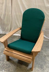 Set of two cushion sets for the Adirondack armchair, armchair not included / Forest Green / New - TAG 434