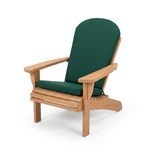 Set of two cushion sets for the Adirondack armchair, armchair not included / Forest Green / New - TAG 434