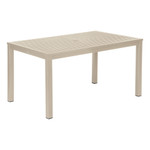 Aura aluminium table 57" - with parasol hole / Champagne / Ex-display - 2AUA15.04