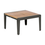Aura low table 26" / Graphite and teak / Ex-display - 2AUL06.01