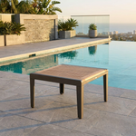 Aura low table 26" (Graphite / Teak) Ex-display - 2AUL06.01