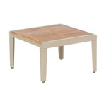 Aura low table 26" / Champagne and teak / Ex-display - 2AUL06.04