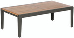Aura low table 47" / Graphite and teak / Ex-display - 2AUL12.01