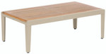 Aura low table 47" / Champagne and teak / Ex-display - 2AUL12.04