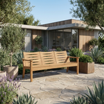 Monterey 3-seater settee, read full description (Teak) Ex-display - TAG 4047