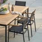 Set of three Around Armchairs, Table not included (Forge Grey / Carbon)  Ex-display - TAG 4104