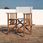 Safari Armchair (Teak / White Sand) Ex-display - TAG 4140
