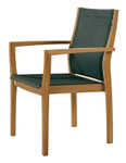 Set of six Horizon Armchairs (Teak / Charcoal) Ex-display - TAG 4114
