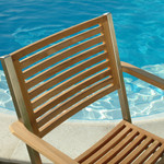 Equinox Armchair (Stainless steel / teak) Ex-display - TAG 1EQA.T