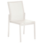 Set of two Aura side Chairs (Arctic White / Pearl) Ex-display - TAG 4128