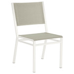 Set of four Equinox Chairs (Arctic White / Seagull) Ex-display - TAG 4134