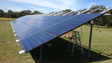 Ground Mount Solar Panel Install