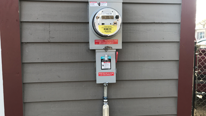 4.96kW Roof Mount System Meter