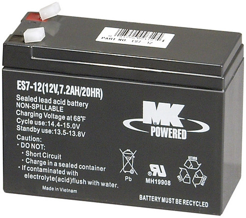 MK Power ES7-12 Sealed AGM 12V 7.2Ah Battery - Solaris