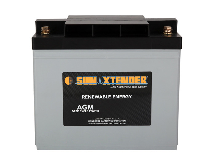 Concorde SunXtender PVX-840T Sealed AGM 12V 84Ah G24 Battery - Solaris