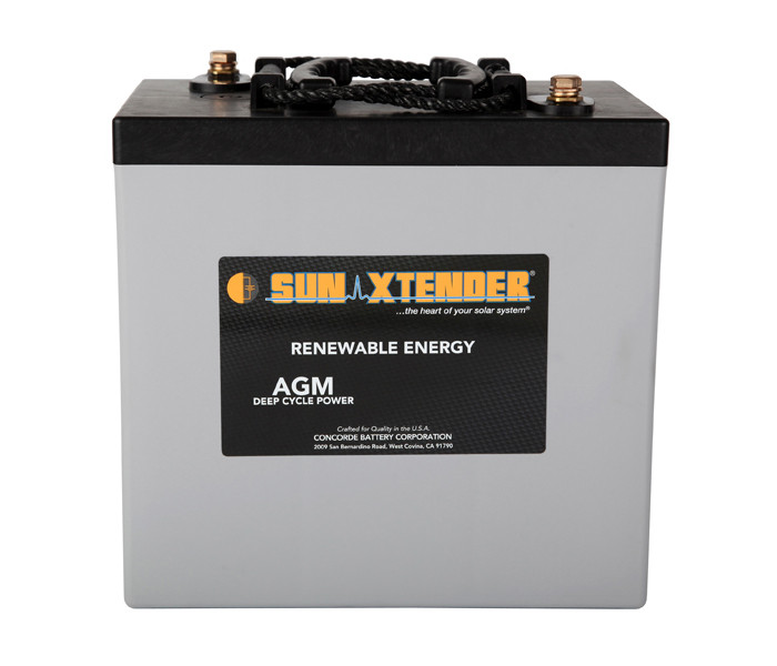 Concorde SunXtender PVX-2240T Sealed AGM 6V 224Ah Golf Cart