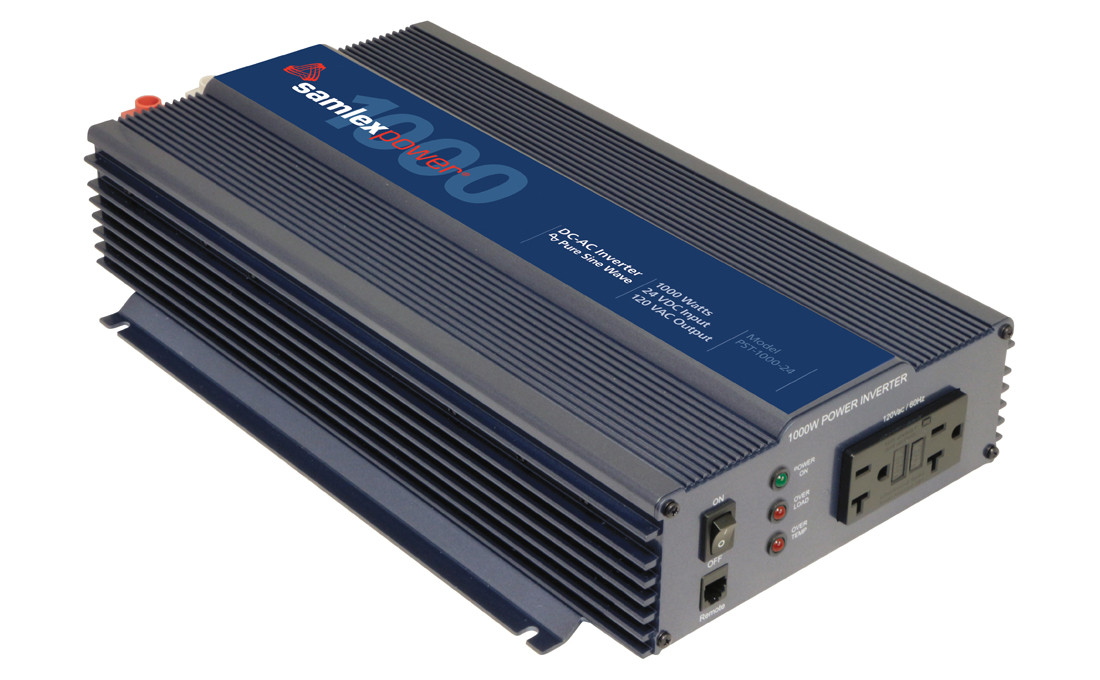 Samlex PST-1000-24 Pure Sine Wave 1000w Battery Inverter - Solaris