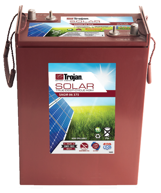 Trojan SAGM 6 375 Solar AGM 6V 375Ah Battery - Solaris