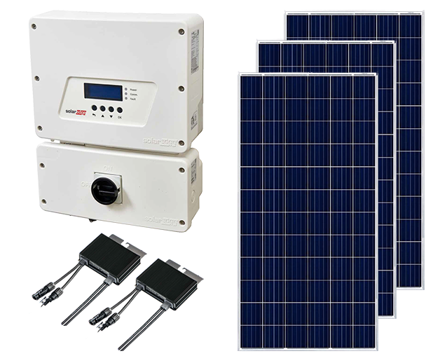 Poly String Inverter Roof Mount Solar Kit Solaris
