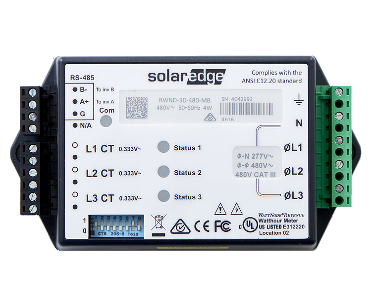 SolarEdge SE-RWND-3D-208-MB 3PH Meter - Solaris