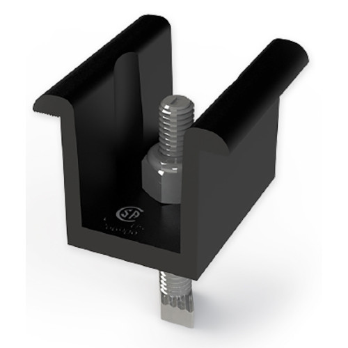 Unirac Solarmount 302030d Dark Mid Clamp Solaris