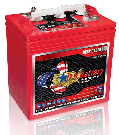 US Battery US 2200 XC2 6V 232Ah Flooded Battery - Solaris