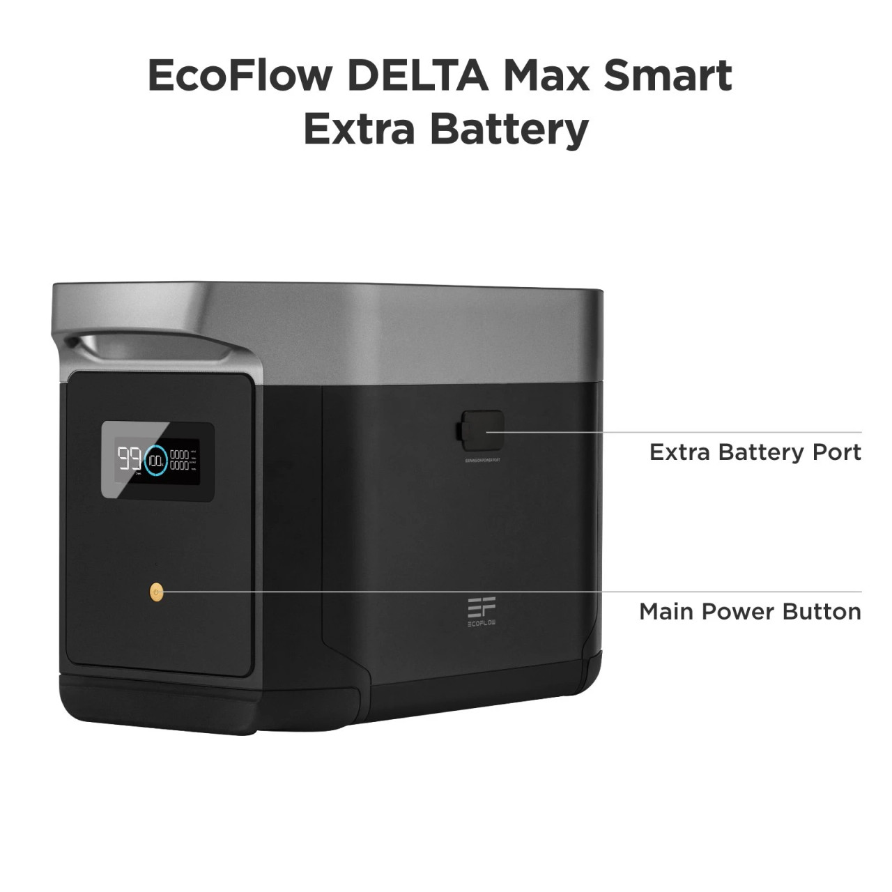 ECOFLOW Delta Max Extra Battery-EcoFlow DELTA Max Extra Battery