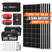 Rich Solar 1200 Watt 24V Complete Solar Kit