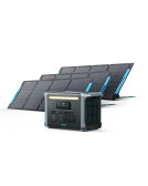 Anker SOLIX F1200 Solar Generator + 3 × 200W Solar Panel
