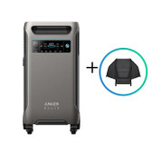 Anker SOLIX F3800 Portable Power Station 3840Wh | 6000W + FREE Protective Cover Bag