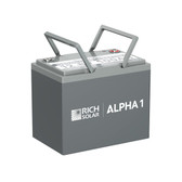 Rich Solar ALPHA 1 | 12V 100Ah LiFePO4 Lithium Iron Phosphate Battery w/ Internal Heat Technology and Bluetooth