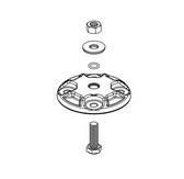 Tamarack Solar Multimount - Standoff Base Kit - 8 Pack