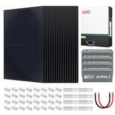 Rich Solar Complete Off-Grid Solar Kit RS-H6548 | 8000W Input 48V 120VAC Output + 10.24kWH Lithium Battery + 6560 Watt Solar Panel [KIT-BS0001&91;