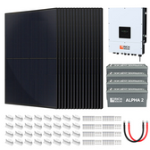 Rich Solar Complete Off-Grid Solar Kit NOVA 8K | 8000W Input 48V 120/240V Output + 10.24kWH Lithium Battery + 6560 Watt Solar Panel [KIT-BS0003&91;