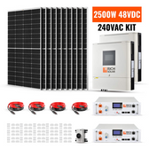Rich Solar 2500W 48VDC-240VAC Solar Kit
