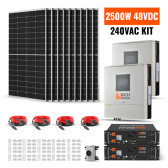 Rich Solar 2500W 48VDC-240VAC Solar Kit