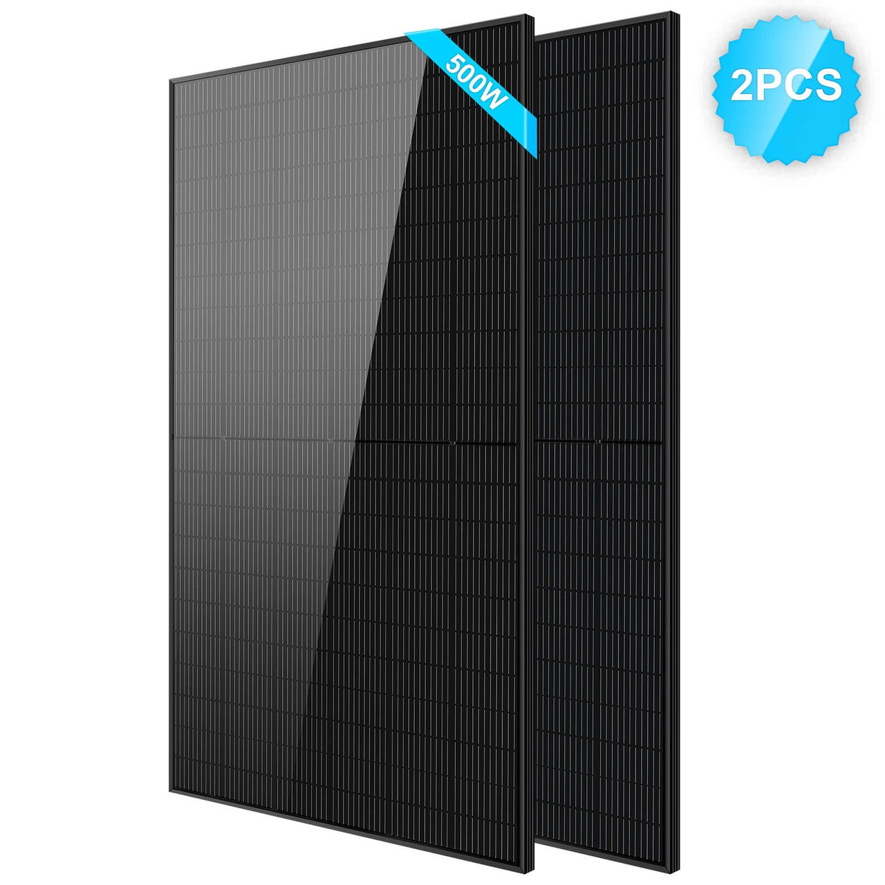 SunGoldPower 500W Mono Black PERC Solar Panel - SG-500WM