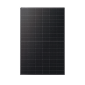 405 W all-black mono PERC half-cell panel, ~20.7 % efficiency, 12-year product / 25-year performance warranty.