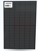 Axitec AC-440TGB108BB 440 W All-Black N-Type TOPCon Bifacial Half-Cell Solar Panel – 21.56 % Efficiency, 30-Year Warranty (AC-440TGB108BB)
