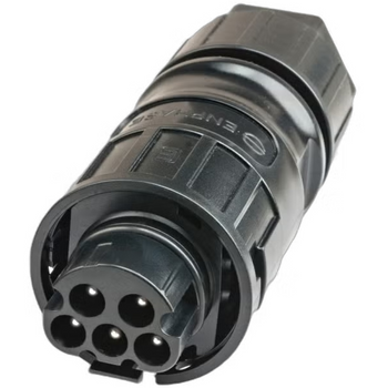 Enphase EN-QD-CONN-10M Field-wireable connector for NA 3 Phase Q Cable. Pack of 10 male.